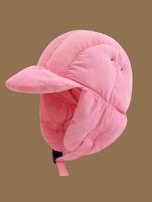 1 Pair Warm Earflap Pilot Cap, Windproof Winter Hat For Men & Women Cold Weather Outfit Women - Multicolor - View 8