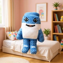 热门游戏《偷脑袋》Jandel毛绒玩具 67号毛绒玩具，戴红帽子的黑猴子，动漫毛绒动物，儿童玩具，送给男孩、游戏玩家、收藏家、圣诞节礼物、生日礼物、新年礼物的完美礼物 - 彩色 - 查看 4