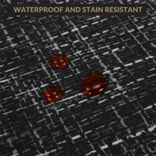 Machine-Washable Rug In A Modern Style, Antique Rug, Low Pile/Non-Slip/Stain-Resistant Rug, Suitable For Bedroom, Kitchen, Living Room, Office Black - Black - View 10