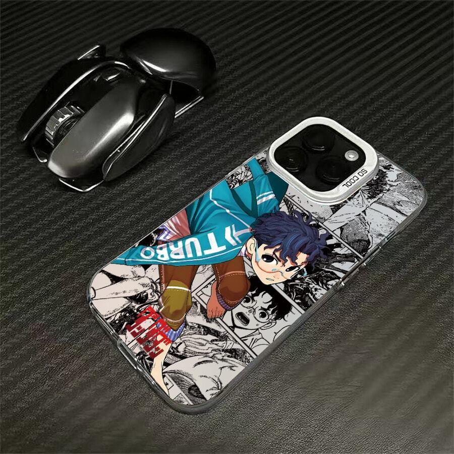 CY38The colorful printed smartphone case is compatible with Apple 17Pro, 17Promax, 12ProMax, 13ProMax, Apple 16, Apple 15ProMax, Apple 11Pro, Apple 14Plus, and Apple 16E. - Plateado - Ver 1