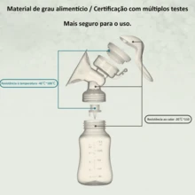 AUXOM Bomba Tira Leite Manual Mamadeira Manual Portátil Bomba Tira Leite Manual Mamadeira Manual PortáTil Mulher GráVida PortáTil Extrusor De Leite Amamentar Massagem Aspirador De Leite