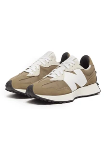 New Balance 327 男女通用休闲运动鞋 透气缓震 轻便百搭 通勤日常穿着 白色 U327SBC - 菇 - 查看 2