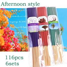 4-Pack Incense Sticks Variety Set, Morning/Noon/Evening/Night 4 Blended Styles, Multiple Scents: Sandalwood, Eucalyptus, Citronella, Rose, Cherry Blossom, Perfume, Lavender, Sage, Mint, Suitable For Home, Office, Yoga, Meditation, After Meals, Reading, Music Classes - Multicolor - View 20