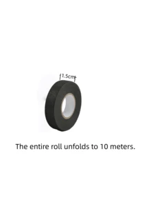 Velvet Tape, High Temperature Resistant Automotive Wiring Harness Tape, Anti-Abnormal Sound, Shock Absorption, Wear Resistance And Flame Retardant, Automobile. Tape Black