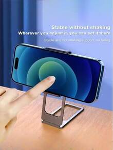 1 szt. obrotowy, składany uchwyt na telefon 360°, regulowany metalowy stojak o wielu kątach, odpowiedni do smartfonów, tabletów i aparatów, trwała i solidna konstrukcja, odpowiedni do domu, biura i podróży, może być używany jako stojak na telefon lub tablet - Wielokolorowe - Zobacz 6