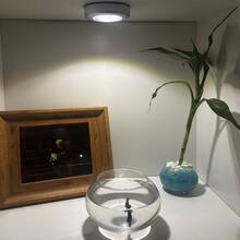 Cordless LED Cabinet Lights, Touch Switch, Easy Installation; LED Lighting Night Light, AAA Battery Powered, Suitable For Cabinet, Stairs, Bedside, Kitchen, Desk And Other Scenes - Silver - View 6