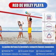 1 Set de Red de Voleibol de Piscina Extra Grande y Duradera de PE, para Actividades Familiares al Aire Libre, Juegos de Patio Trasero y Playa, Entretenimiento de Deportes Acuáticos y de Playa, con Estructura de Red Estable, Accesorios de Voleibol Incluyendo Bolsa de Almacenamiento, Multiusos para Fiestas de Piscina, Estanques Traseros, Deportes Acuáticos y Recreación, Fácil de Transportar, Ideal para Fiestas de Natación o Uso en Estanques del Jardín, Natación al Aire Libre, Deportes Acuáticos, Artículos Esenciales de Playa, Flotador de Piscina