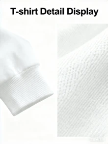 Classic Graphic White Hoodies Vintage Printed Hoodie Sweatshirt Casual Oversized Long Sleeve Streetwear Hooded Pullover - 白色1 - 查看 3