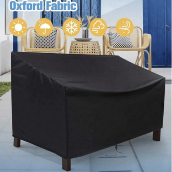 1 Waterproof Outdoor Bench Set, Garden Patio Seating Set, Leisure Chair Set, Garden Sofa Set, Outdoor Lawn Patio Sofa Furniture Set