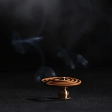 1 pieza Soporte de incienso de loto, quemador de incienso de escritorio de doble capa, soporte de varillas de incienso - Multicolor - Ver 9