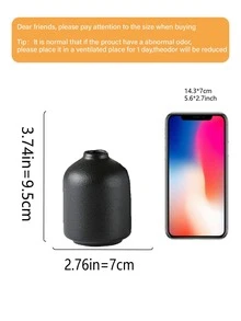 3pcs/Set Modern Decorative Art Black Vase Set, Suitable For Flower Arrangement In Living Room And Dining Room, Home Decor Vases In 3 Sizes, Suitable For Holiday Decoration And Daily Home Use, Black Artistic Style - Multicolor - View 8