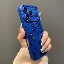Black Floral Print Patterned Soft Silicone Phone Case Features Raised Lens Protection And Is Compatible With IPhone 17/17 Pro Max/17 Air/16/15/14/13mini/13/12mini/12/11/X/SE4/16E And  S22/S23/S24/S25. It's An Ideal Gift For Christmas And Valentine's Day, Perfect For Boyfriends, Girlfriends, And Family. - Black - View 3