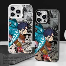 CY38The colorful printed smartphone case is compatible with Apple 17Pro, 17Promax, 12ProMax, 13ProMax, Apple 16, Apple 15ProMax, Apple 11Pro, Apple 14Plus, and Apple 16E. - Plateado - Ver 4