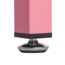 Nail Desk Folding Table, Pink MDF Manicure Station W/ 2 Drawers & 1 Door Cabinet For Nail Art Salon Home Beauty - Pink - View 6