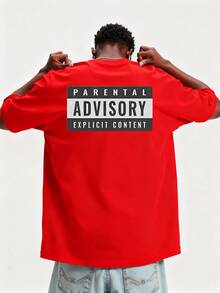 Icónica etiqueta  distintivo cultural simboliza libertad expresión contenido maduro para quienes aprecian autenticidad esta camiseta de hombre 220g mensaje potente moda urbana original - Rojo - Ver 6