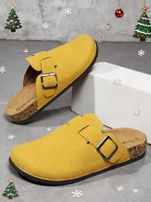 Modische & elegante Kork-Boden bequeme Slip-On Mule Pantoffeln, unisex Lässig Slides geeignet für Pendeln, Zuhause, Büro, Reisen, Strand, alle Jahreszeiten