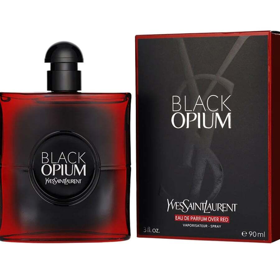 Yves Saint Laurent Black Opium Eau De Parfum Over Red 3 Oz 100ml EDP Spray-A Long-Lasting Fruity Perfume For Lady Girls - 水果&柑橘香調 - 查看 1