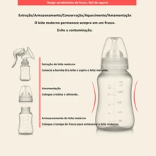 AUXOM Bomba Tira Leite Manual Mamadeira Manual Portátil Bomba Tira Leite Manual Mamadeira Manual PortáTil Mulher GráVida PortáTil Extrusor De Leite Amamentar Massagem Aspirador De Leite