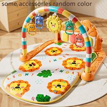 婴儿健身垫、趴着玩垫玩具、婴儿游戏垫和活动健身器、婴儿钢琴健身垫、新生儿和幼儿游戏垫、婴儿活动垫玩具（0-3-6-12个月）