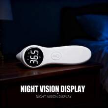 Non-Contact Handheld Mini Digital Thermometer, Quickly Measures Forehead And Ear Temperature