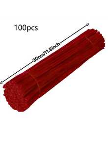 100支/312支红色玫瑰花束套装，升级版DIY手工套装，适用于母亲节、情人节、毕业典礼、家居装饰及各种节日 - 彩色 - 查看 13