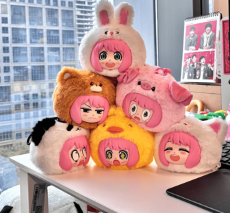 Miniso 间谍家族动物派对毛绒盲盒