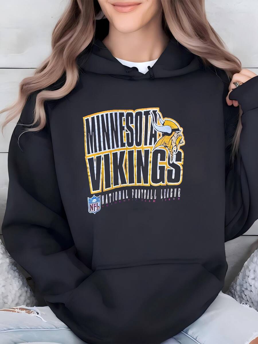 Women Vintage Starter  Big Logo Crewneck Sweatshirt Size M Hoodie - Black - View 1