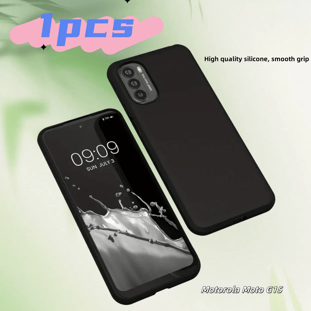 1 Black Precision Hole Anti Drop Phone Case, Suitable For MOTO, Compatible MOTO G PLAY 2025/MOTO G 5G 2025/MOTO G PLAY 5G 2026/MOTO G15/MOTO G05/MOTO G35 5G/MOTO G75 5G/MOTO EDGE 50 Same Series Models. Phone Case, Anti Drop Phone Case, Transparent Phone Case, Minimalist Phone Case, Solid Color Phone Case, Transparent Phone Case, TPU Anti Drop Phone Case - Black - View 1