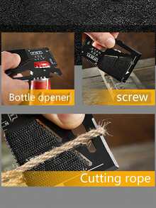 Multifunctional Outdoor Lifesaving Card Cutter Camping Camping Stuff