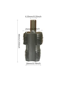 1/2" 3/4" Water Pipe Tapping Device Universal Inner Hole Wire Opener 1/2 Inch 3/4 Inch Pipe PPR/PPE Water Pipe Household 1 Inch Wire Opener PPR Tap - Drill Compatible Thread Cutter For Pipes Universal Internal Pipe Tapping Tool - 1/2" 3/4" PPR/PVC Tap For Electric Drills Electric Drill Pipe Tap - 1/2" 3/4" Universal Thread Cutter For PPR/PVC Home Use - Grey - View 12