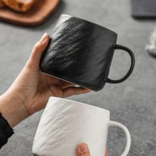 1pc Ceramic Mug, Milk Cup, Coffee Cup - Microwave & Dishwasher , Suitable For Hot & Cold Drinks, Holiday Tableware, Party Supplies, Breakfast Milk Cup, Bakery Dessert Cup, Student Coffee Mug, Beer Mug, Baking Cup, Party Cup, Holiday Theme, Coffee Mug, Microwave , Ceramic Cup, Essential For Students - Multicolor - View 12