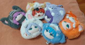 Miniso Caja ciega de la colección de colgantes de peluche de la fiesta de animales Frieren