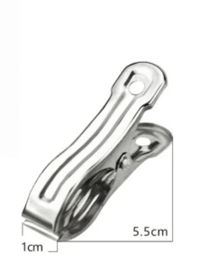 10pcs/20pcs/30pcs/50pcs Durable Stainless Steel Garden Clips, Super Grip Strength With 2-Inch Wide Opening - Rust-Resistant For Outdoor Use, Suitable For Securing Mesh - Multicolor - View 6