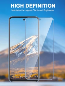 3pcs Tempered Glass Screen Protector Compatible With Xiaomi Redmi, High Aluminum Alloy, Ultra-Clear, Borderless, Ultra-Thin, Anti-Explosion, Anti-Scratch, Anti-Fingerprint, Oil-Resistant, Anti-Static, Sensitive Touch, Easy Installation, 1.5mm Thicker Protective Film Screen Protection Essentials, Applicable To Daily Shield, Office, Home Daily Shield Office Home Phone Screen Protector Phone Accessories Waterproof Shockproof Anti-Fall Scratch Resistant - Clear - View 8