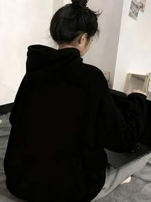 Women Sweatshirts & Hoodies - Black 3 - View 2