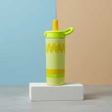 Taza Térmica Portátil con Tapa y Asa - Acero Inoxidable - Diseño Divertido "Mantente Feliz" - ¡Hazlo! - Ver 6