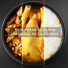 Olla a presión eléctrica y arrocera con recipiente interior de acero inoxidable, con múltiples modos de cocción, recipiente interior fácil de limpiar, diseño compacto, control automático de la presión y función de mantenimiento, función para mantener el calor. Ideal para reuniones familiares y guisos saludables. - Tipo de Enchufe A USA (110-127V) - Ver 9