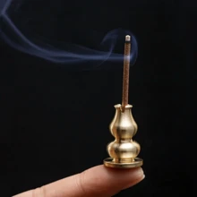 1 pieza Soporte de incienso de loto, quemador de incienso de escritorio de doble capa, soporte de varillas de incienso - Multicolor - Ver 6