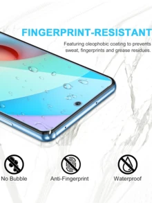 3pcs Tempered Glass Screen Protector Compatible With Xiaomi Redmi, High Aluminum Alloy, Ultra-Clear, Borderless, Ultra-Thin, Anti-Explosion, Anti-Scratch, Anti-Fingerprint, Oil-Resistant, Anti-Static, Sensitive Touch, Easy Installation, 1.5mm Thicker Protective Film Screen Protection Essentials, Applicable To Daily Shield, Office, Home Daily Shield Office Home Phone Screen Protector Phone Accessories Waterproof Shockproof Anti-Fall Scratch Resistant - Clear - View 4