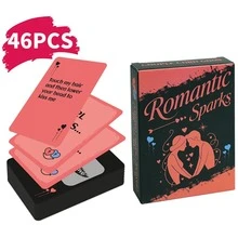 Thẻ trò chơi tiệc tùng dành cho cặp đôi Romantic Sparks, Thiết kế thẻ cào 46 chiếc cho cặp đôi, Trò chơi thẻ bài giải trí tương tác thú vị phù hợp cho các cặp đôi để tăng cường mối quan hệ, Mở khóa những khoảnh khắc giao tiếp ấm áp, Món quà lãng mạn tuyệt vời cho Ngày lễ tình nhân, Giáng sinh, Năm mới - Nhiều màu - Xem 3
