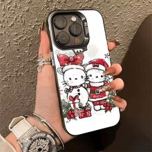 CY51The colorful printed smartphone case is compatible with Apple 17Pro, 17Promax, 12ProMax, 13ProMax, Apple 16, Apple 15ProMax, Apple 11Pro, Apple 14Plus, and Apple 16E. - Plateado - Ver 3