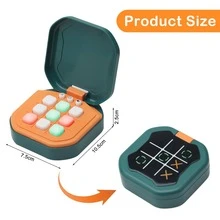 Interactive Board Game, Electronic Puzzle Game Console, 3.74x2.95 Inches, Bolt Brain Training Toy, Fun Educational (Product), Requires Batteries (Not Included),Portable Thinking Challenge Console, With Mute Mode, Portable Learning Toy Gift For Adults, Available In Multiple Colors, An Ideal Gift For Boys And Girls - Multicolor - View 4