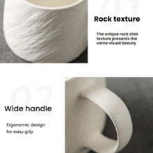 1pc Ceramic Mug, Milk Cup, Coffee Cup - Microwave & Dishwasher , Suitable For Hot & Cold Drinks, Holiday Tableware, Party Supplies, Breakfast Milk Cup, Bakery Dessert Cup, Student Coffee Mug, Beer Mug, Baking Cup, Party Cup, Holiday Theme, Coffee Mug, Microwave , Ceramic Cup, Essential For Students - Multicolor - View 4