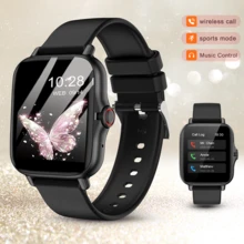 A Hot Smartwatch Comes With A Bracelet That Includes Features Such As Dialing/Answering Calls, Step Counting, Calories, Distance Tracking, Multi Sport Modes, Music Control, Remote Photography, Alarm Clock, And A Multifunctional Smartwatch. Equipped With A 150MAH Lithium-Ion Battery And 1.44-Inch Full Screen Touch Screen, It Is Suitable For Smartphones And Christmas Gifts