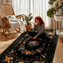 Tapis et ensembles - Noir - Voir 7