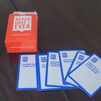 [Funny Party Game ] Never Have I Ever: Expansion Pack One Classic Edition The Adult Expansion For Parties Of 4 Or More