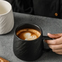 1pc Ceramic Mug, Milk Cup, Coffee Cup - Microwave & Dishwasher , Suitable For Hot & Cold Drinks, Holiday Tableware, Party Supplies, Breakfast Milk Cup, Bakery Dessert Cup, Student Coffee Mug, Beer Mug, Baking Cup, Party Cup, Holiday Theme, Coffee Mug, Microwave , Ceramic Cup, Essential For Students - Multicolor - View 7