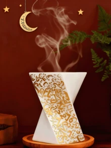 1件/套创意室内香炉，中东风格，优雅树脂香薰扩散器，阻燃香盒，家居装饰，房间装饰，瑜伽室，露营，花园，露台，经典烛光晚餐照明，装饰品 - 彩色 - 查看 11