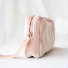 Valentino 女士礼品推荐：奢华品牌化妆包、旅行化妆品收纳包 - 完美的生日、节日礼物 - 粉色 - 查看 3