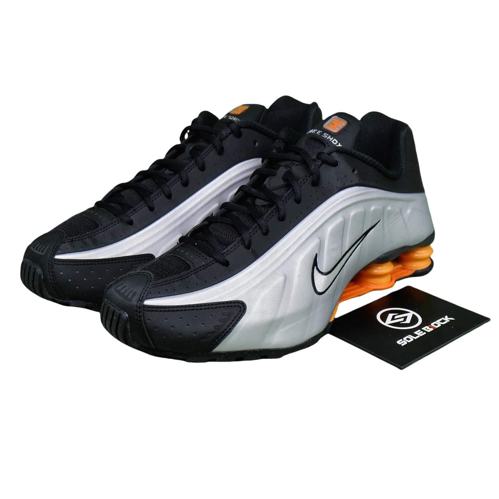 Nike Shox R4 'Metallic Silver/Black' HQ1988-003 Unisex - Black - View 1